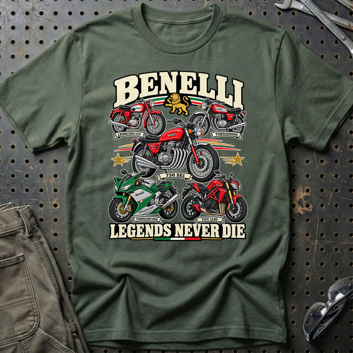 
Produktbillede af Benelli Legends Never Die T-Shirt