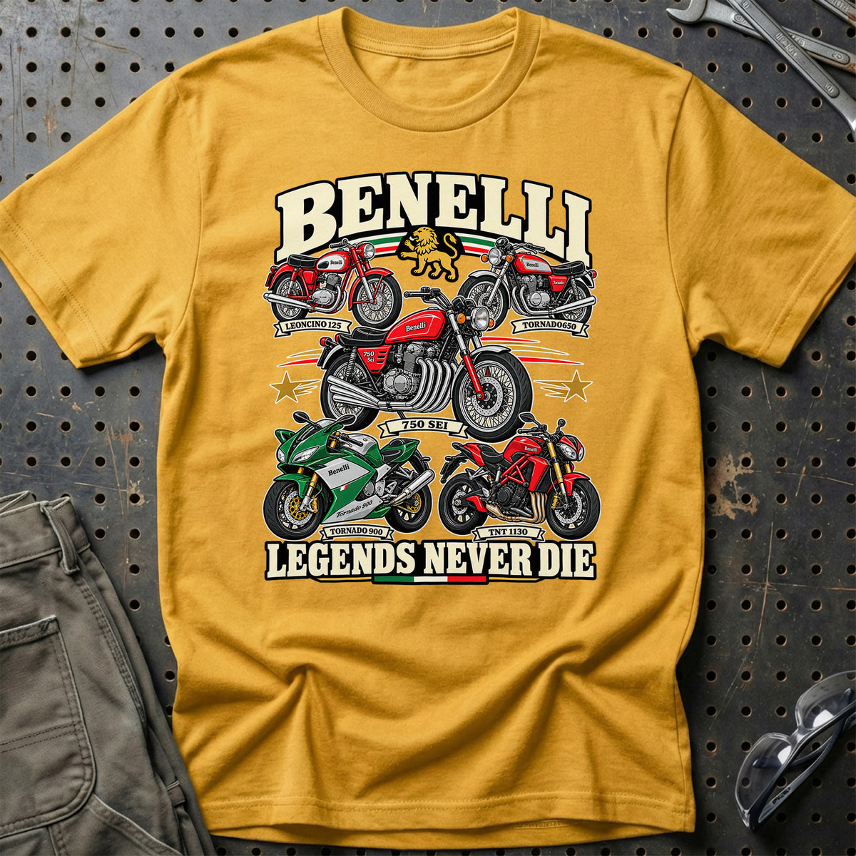 
Produktbillede af Benelli Legends Never Die T-Shirt