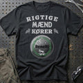Benelli Rigtige Mænd Kører T-Shirt-Beklædning-Benelli-Sort-S-Garage Culture Shop- garage - man cave - merchandise