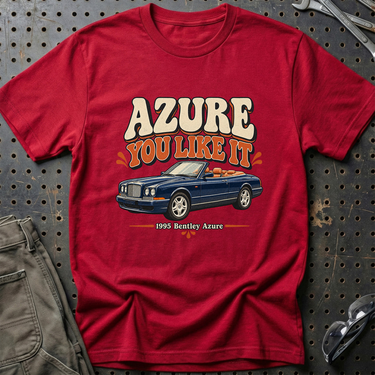 
Bentley Azure 1995 – Azure You Like It T-Shirt – Rød