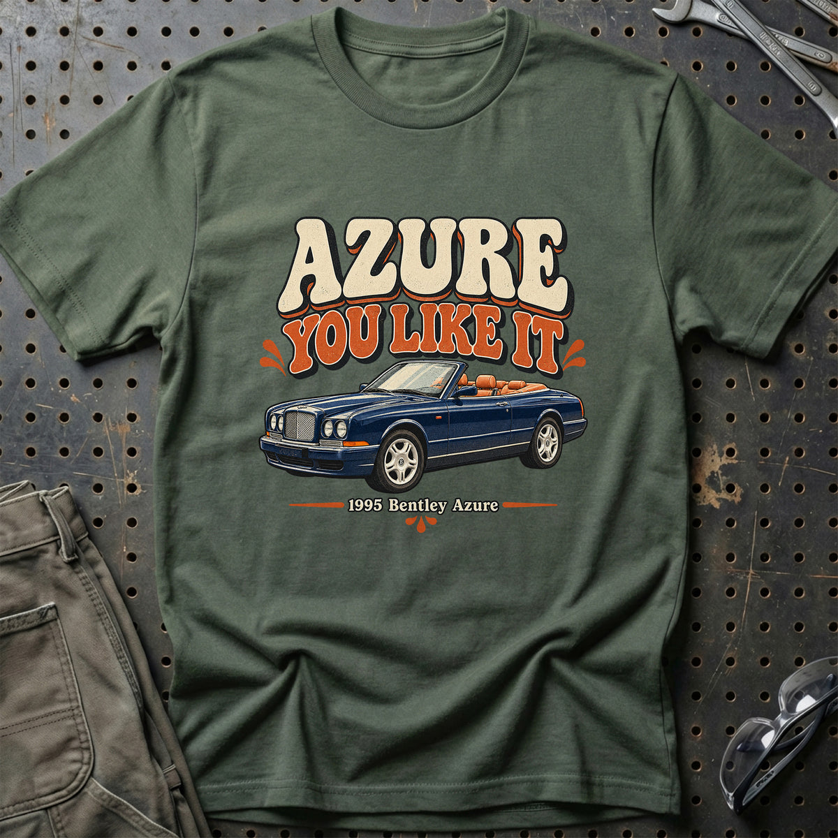 
Bentley Azure 1995 – Azure You Like It T-Shirt – Grøn Militær
