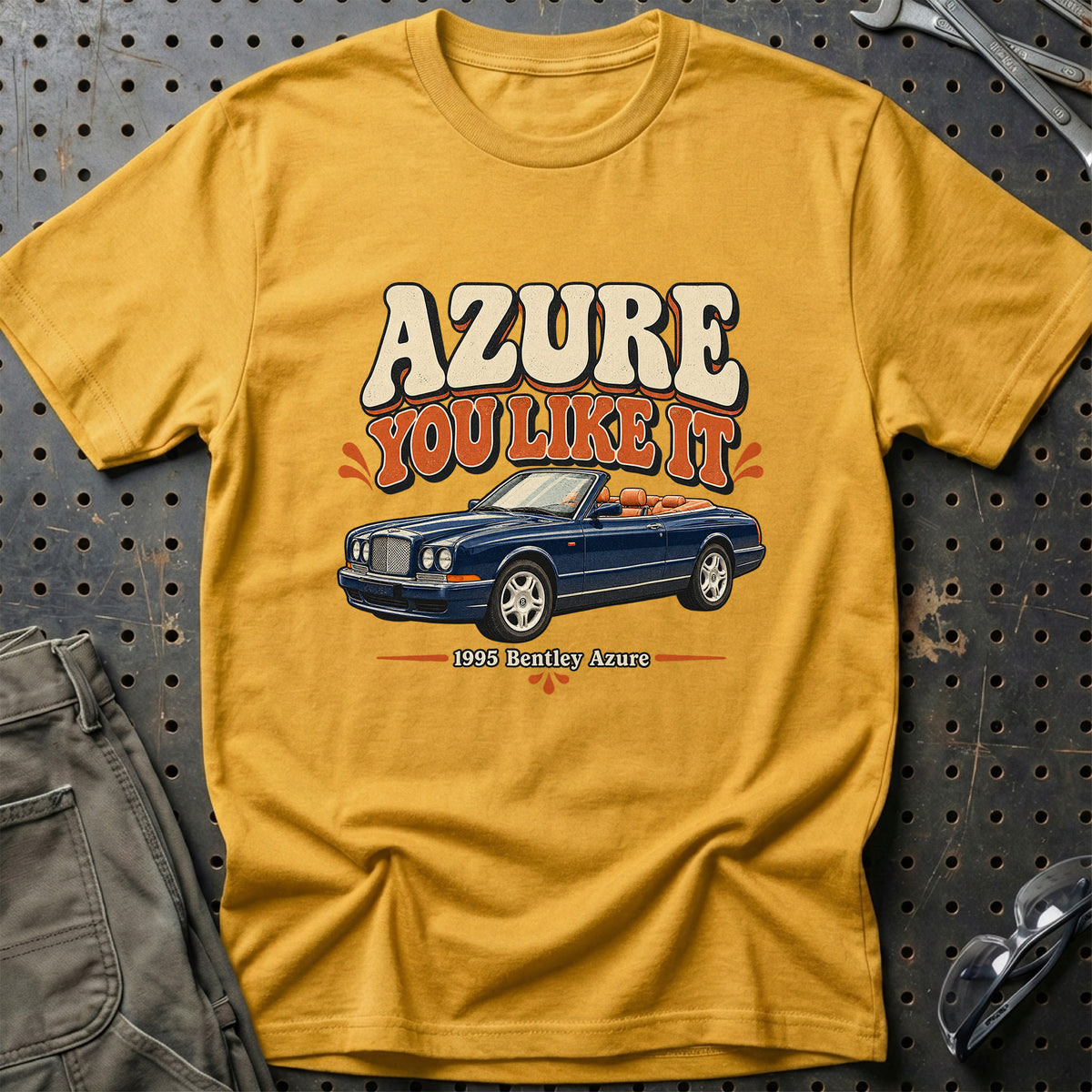 
Bentley Azure 1995 – Azure You Like It T-Shirt – Guld