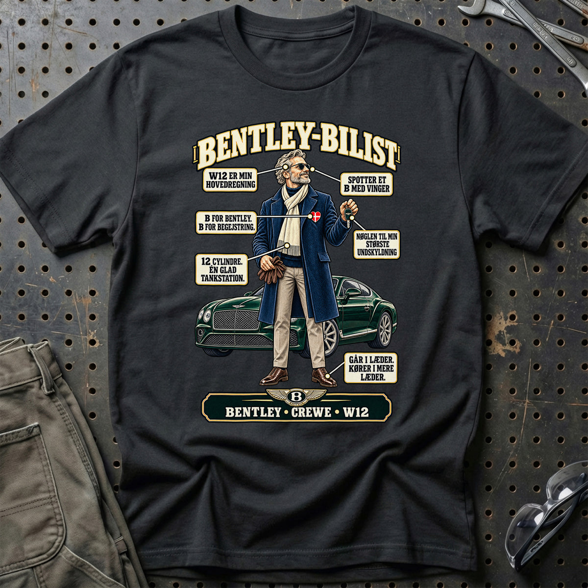 
Bentley-Bilist T-Shirt – Sort