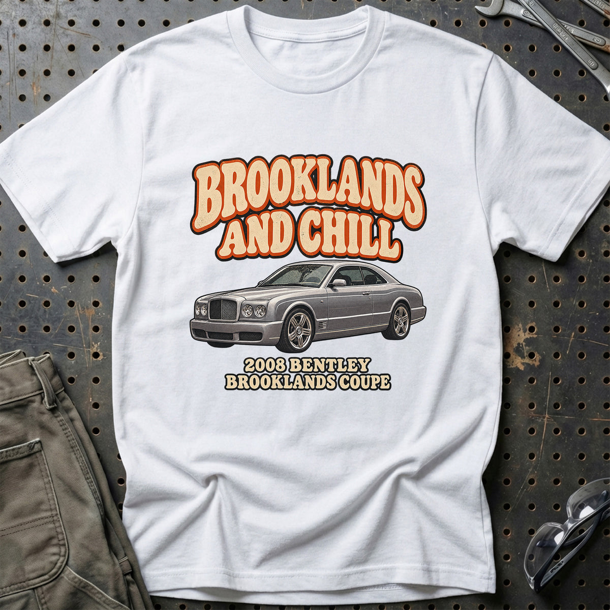 
Bentley Brooklands Coupe 2008 – Brooklands and Chill T-Shirt – Hvid