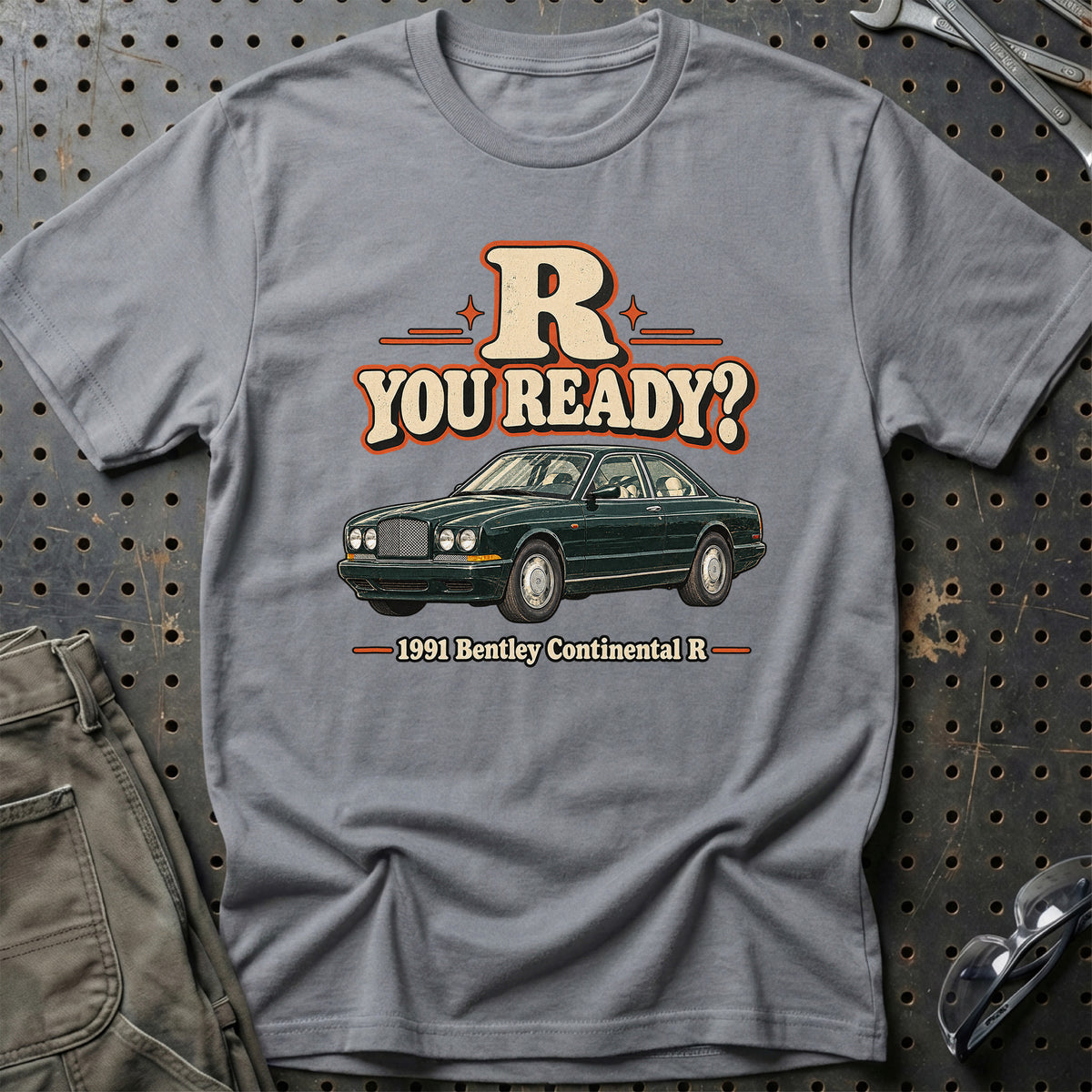 
Bentley Continental R 1991 – R You Ready? T-Shirt – Grå Sport