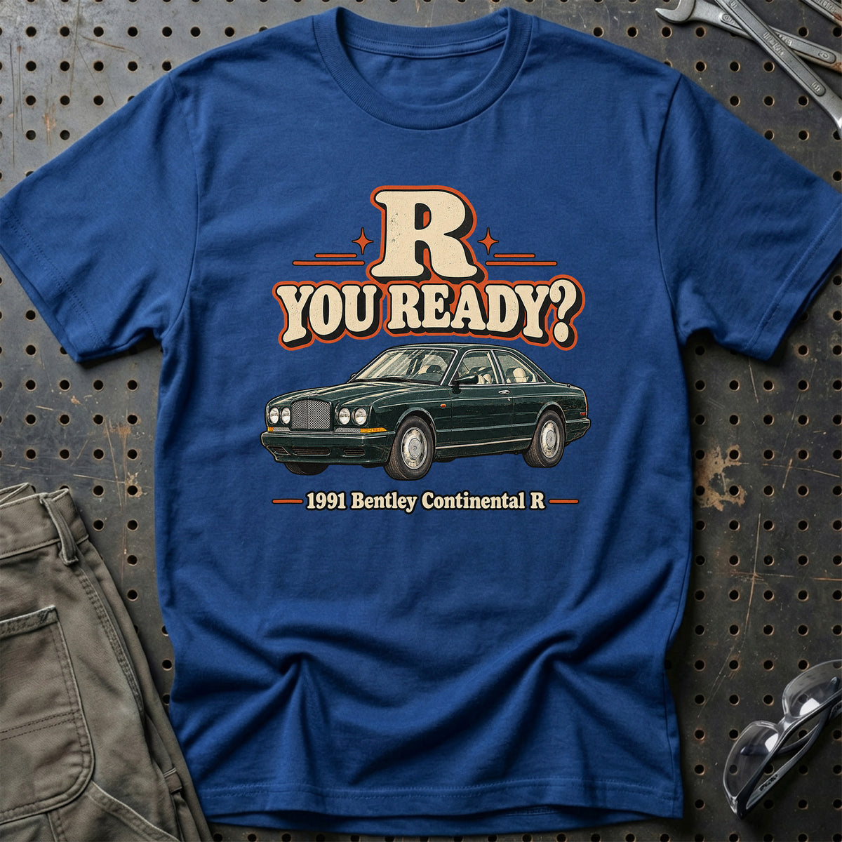 
Bentley Continental R 1991 – R You Ready? T-Shirt – Blå Royal