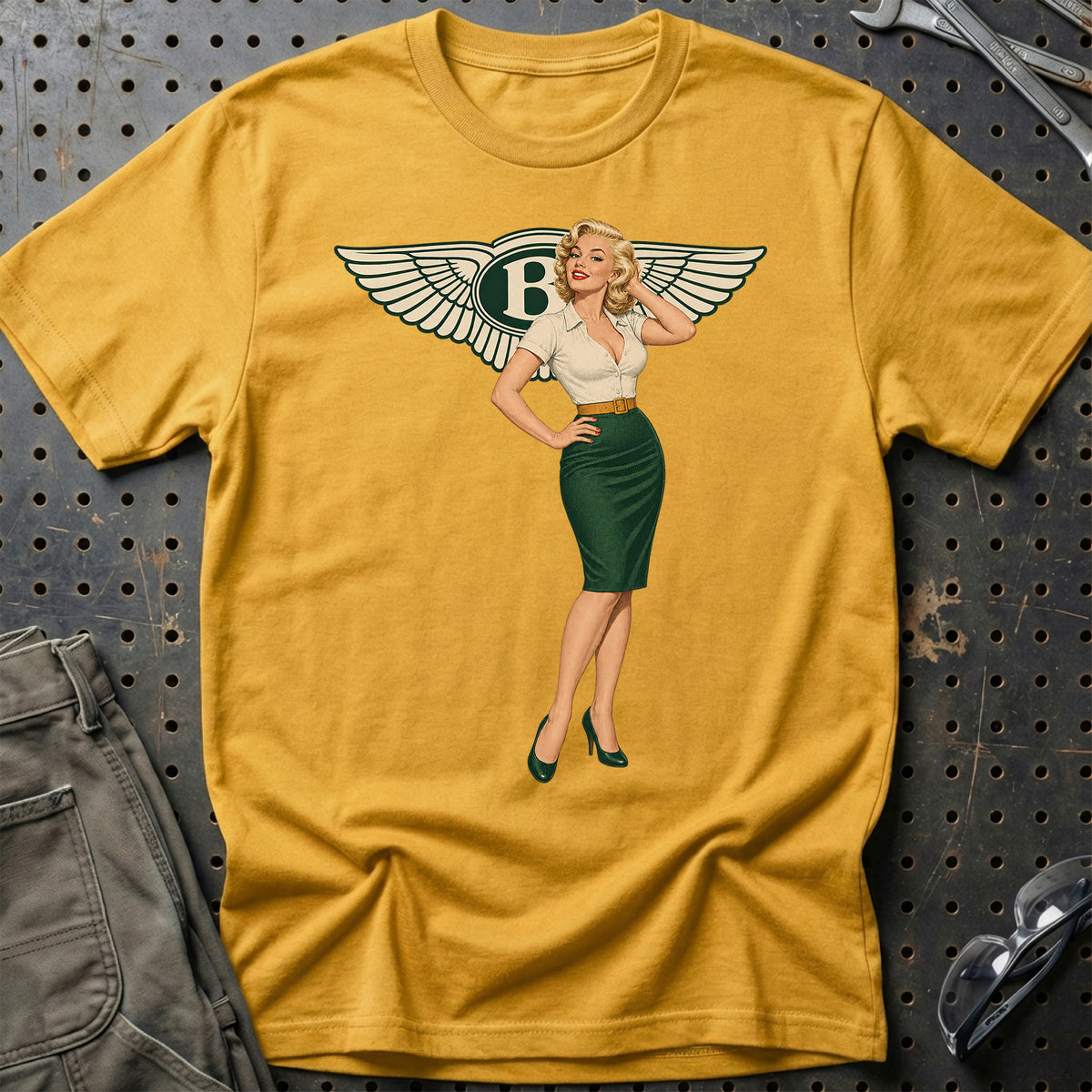 
Produktbillede af Bentley Retro Pinup T-Shirt