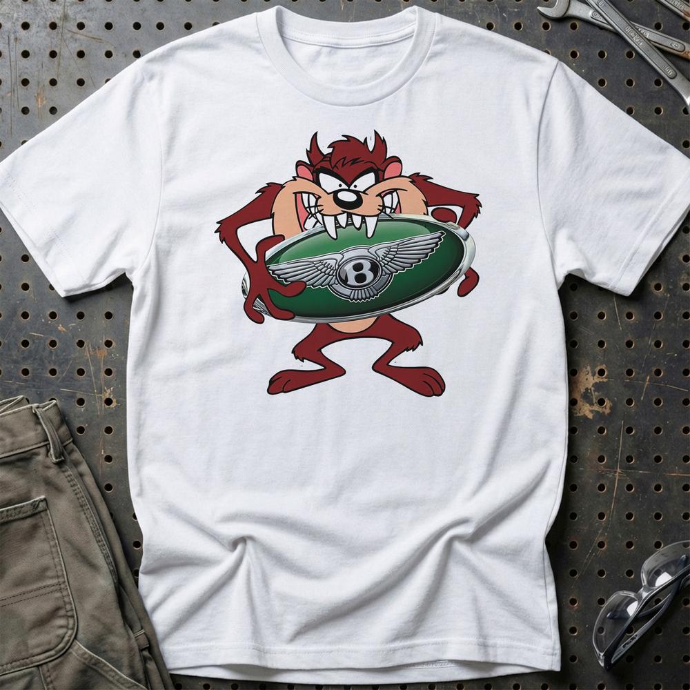Bentley TAZ T-Shirt-Beklædning-Bentley-Hvid-S-Garage Culture Shop- garage - man cave - merchandise