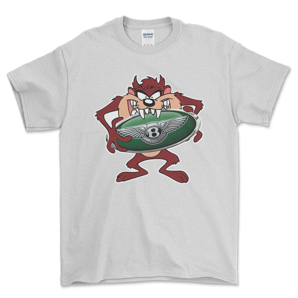 Bentley TAZ Unisex T-Shirt , Bomuld-Beklædning-Bentley-Hvid-S-Forside-Garage Culture Shop- garage - man cave - merchandise