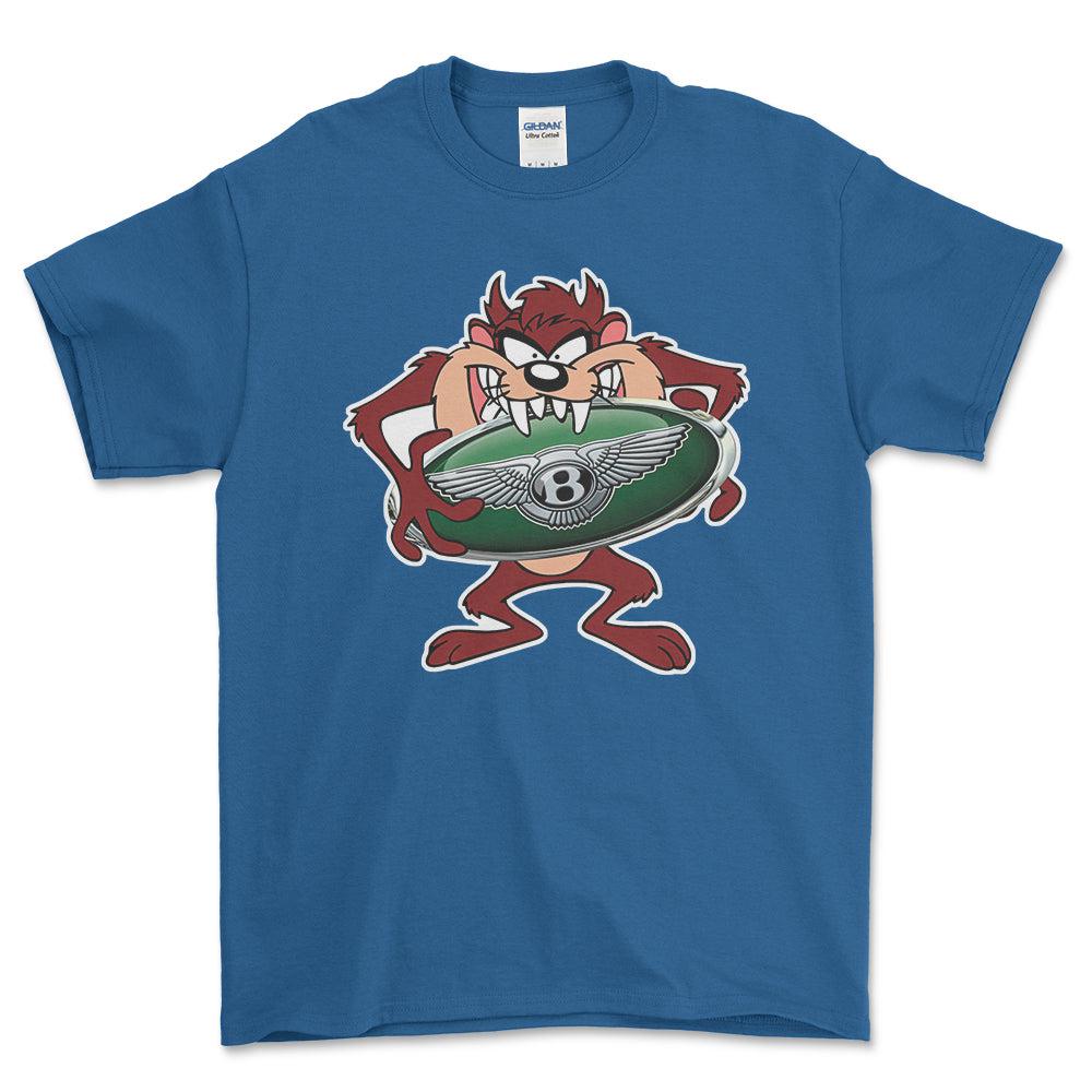 Bentley TAZ Unisex T-Shirt , Bomuld-Beklædning-Bentley-Blå Royal-S-Forside-Garage Culture Shop- garage - man cave - merchandise