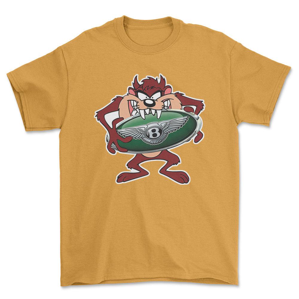 Bentley TAZ Unisex T-Shirt , Bomuld-Beklædning-Bentley-Guld-S-Forside-Garage Culture Shop- garage - man cave - merchandise