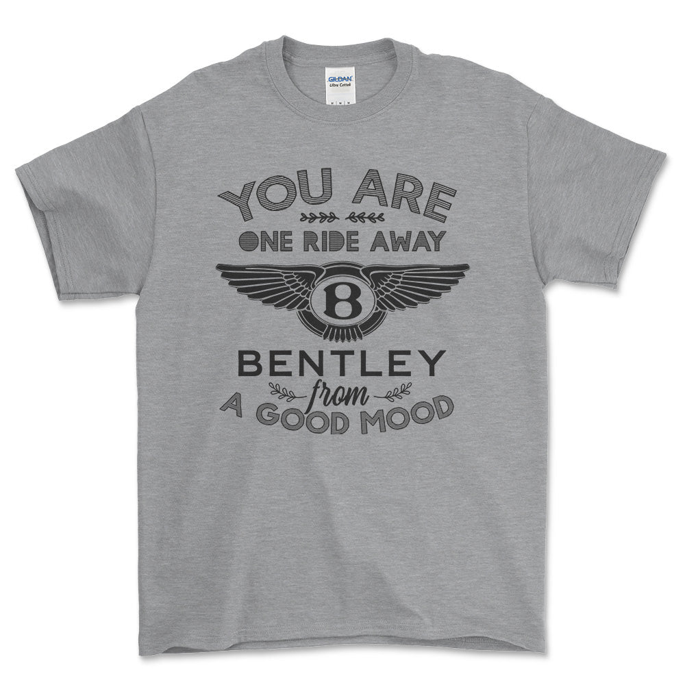 Bentley Unisex T-Shirt , Bomuld-Beklædning-Bentley-Grå Sport-S-Forside-Garage Culture Shop- garage - man cave - merchandise