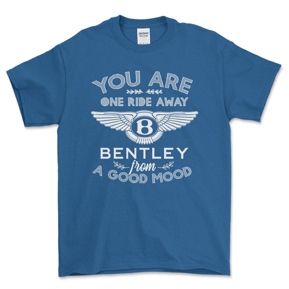 Bentley Unisex T-Shirt , Bomuld-Beklædning-Bentley-Blå Royal-S-Forside-Garage Culture Shop- garage - man cave - merchandise