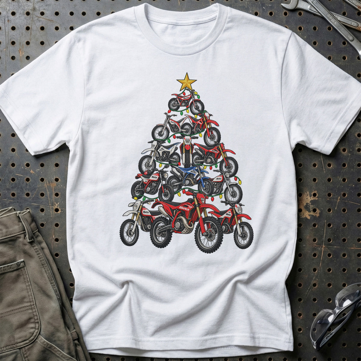 Beta Juletræ T-Shirt-Beklædning-Beta-Hvid-S-Garage Culture Shop- garage - man cave - merchandise