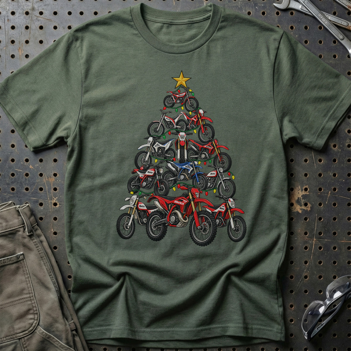 Beta Juletræ T-Shirt-Beklædning-Beta-Grøn Militær-S-Garage Culture Shop- garage - man cave - merchandise