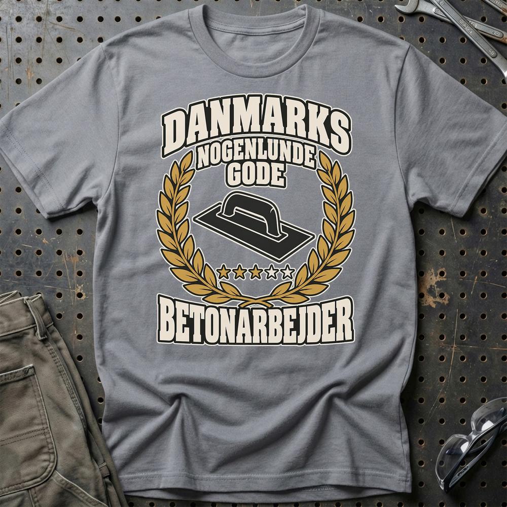 
Produktbillede af Betonarbejder – Danmarks Nogenlunde Gode T-Shirt