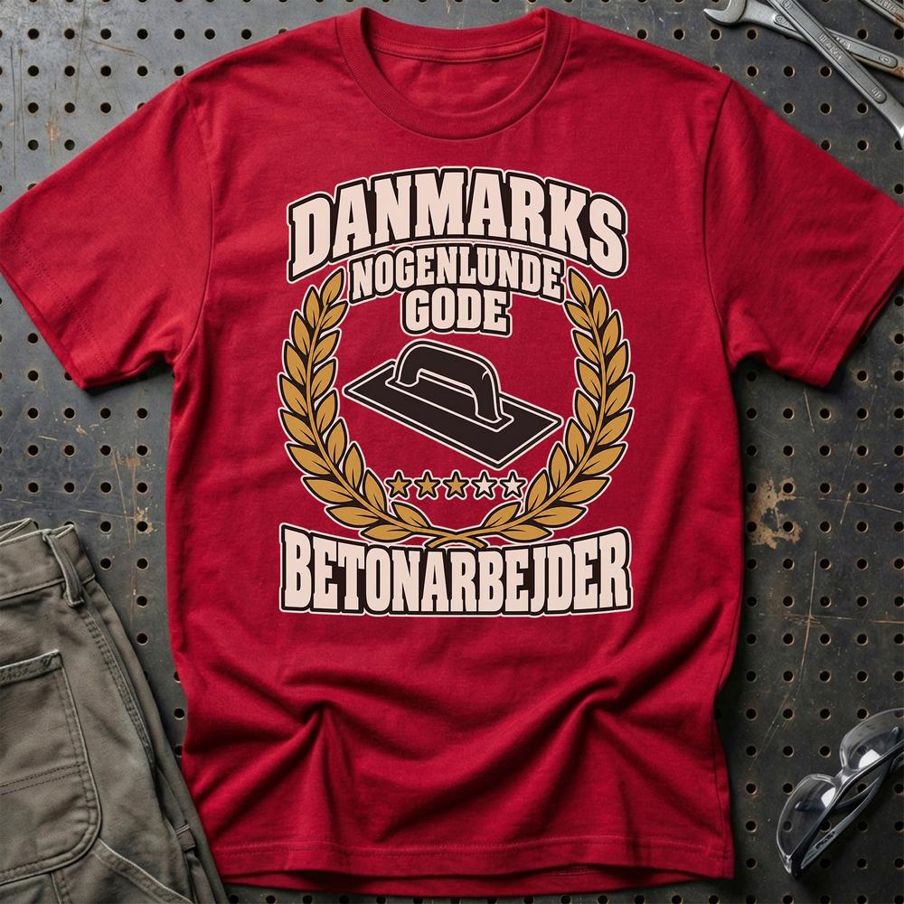 
Produktbillede af Betonarbejder – Danmarks Nogenlunde Gode T-Shirt
