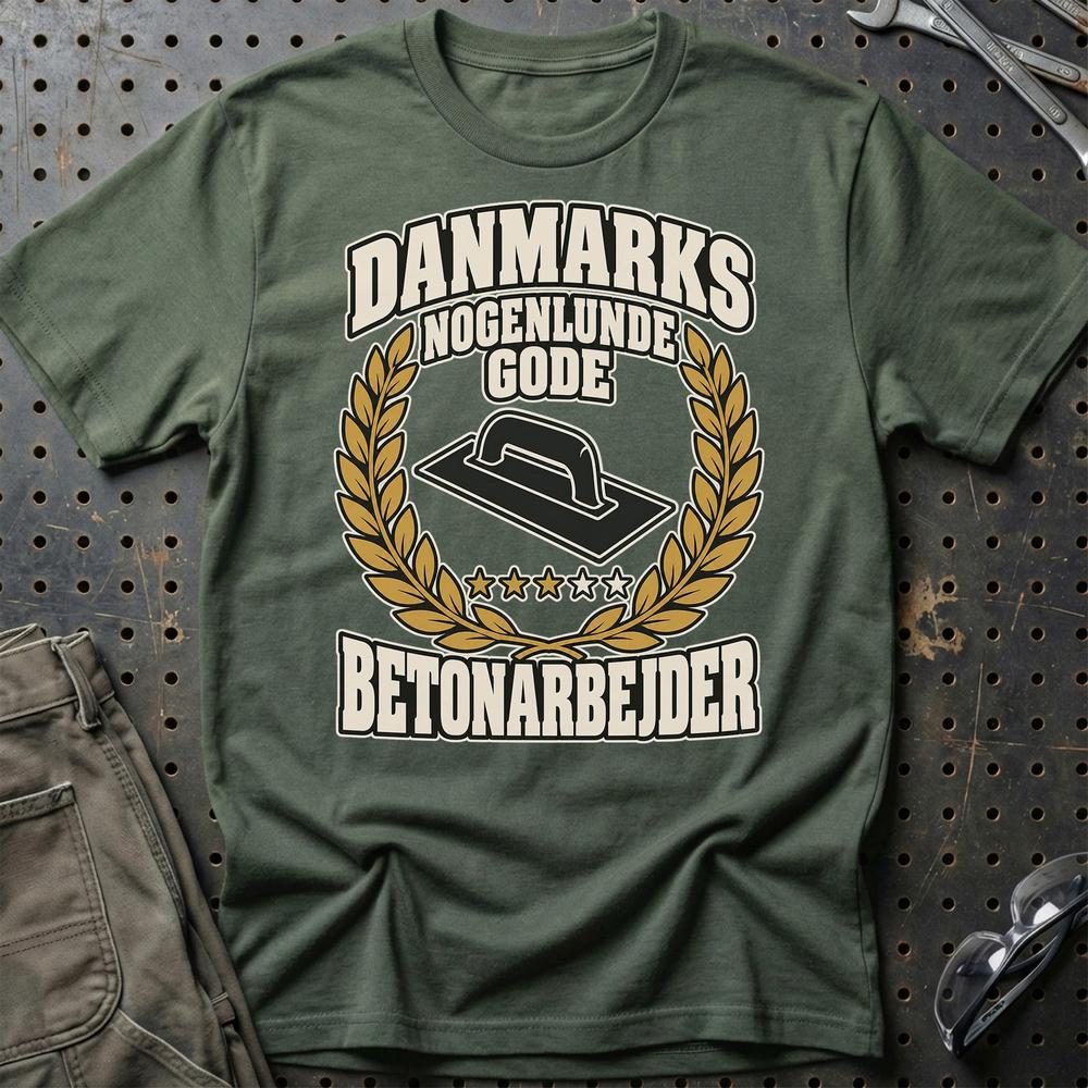 
Produktbillede af Betonarbejder – Danmarks Nogenlunde Gode T-Shirt