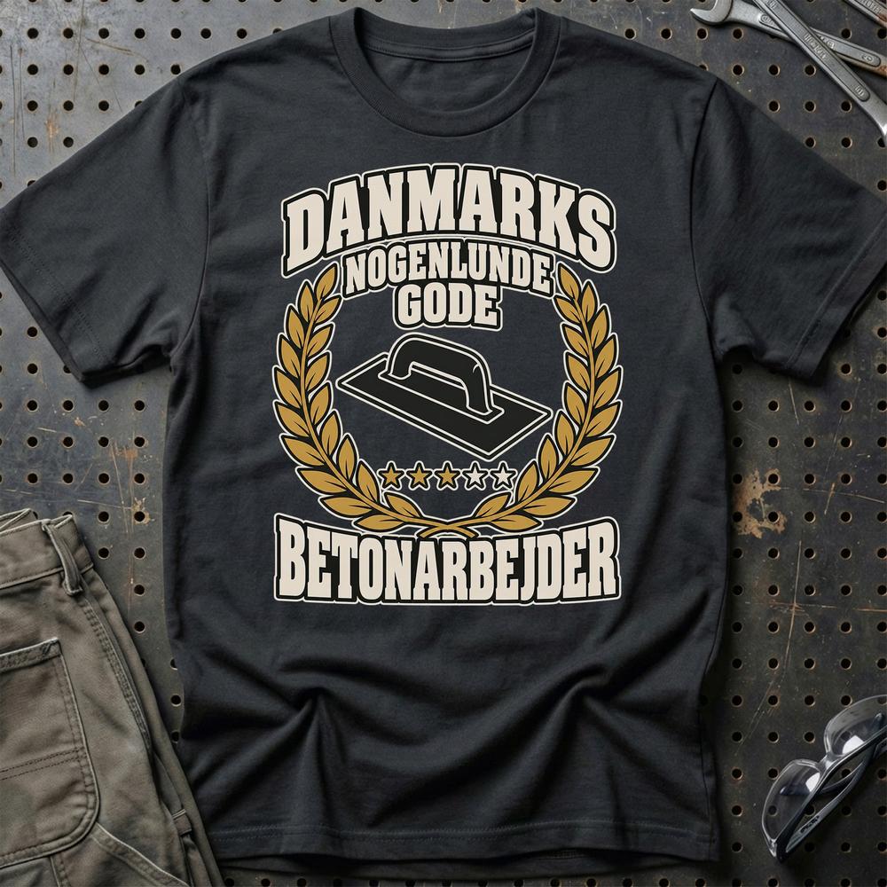 
Produktbillede af Betonarbejder – Danmarks Nogenlunde Gode T-Shirt