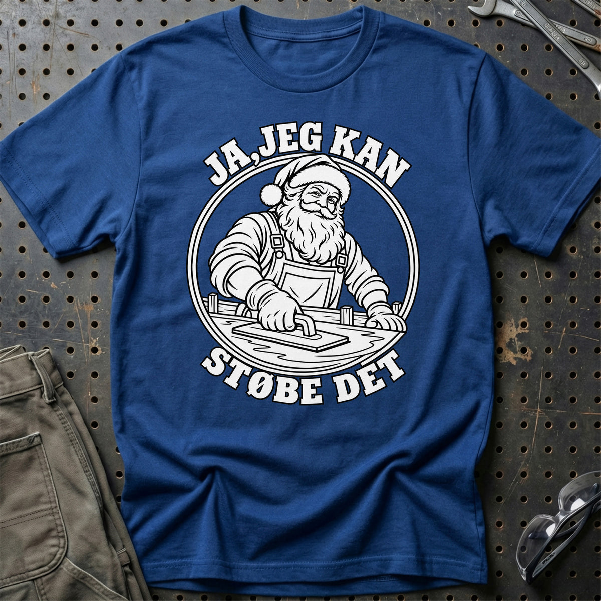 
Betonarbejder – Santa Kan Det – Jul T-Shirt – Blå Royal