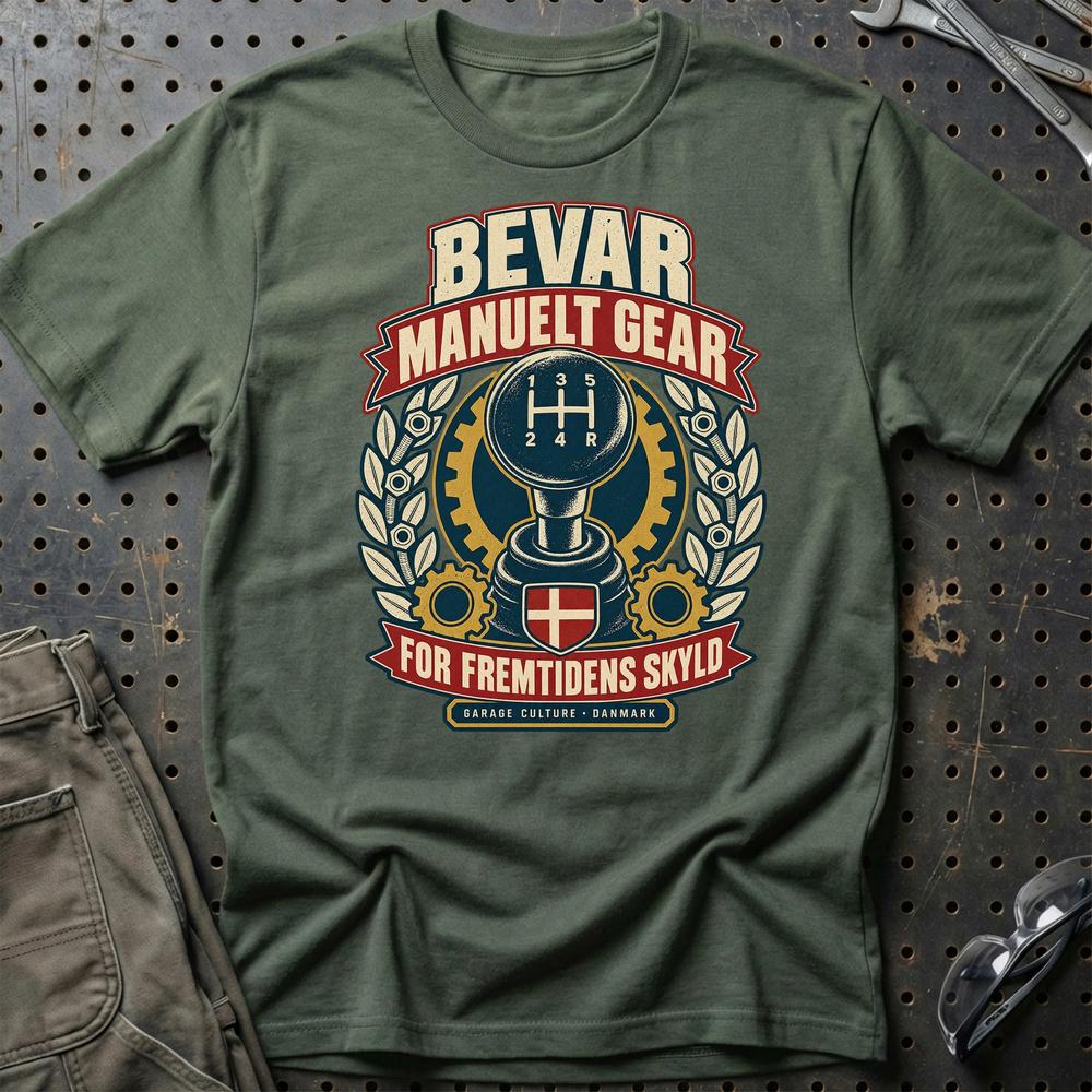 
Produktbillede af Bevar Manuelt Gear T-Shirt