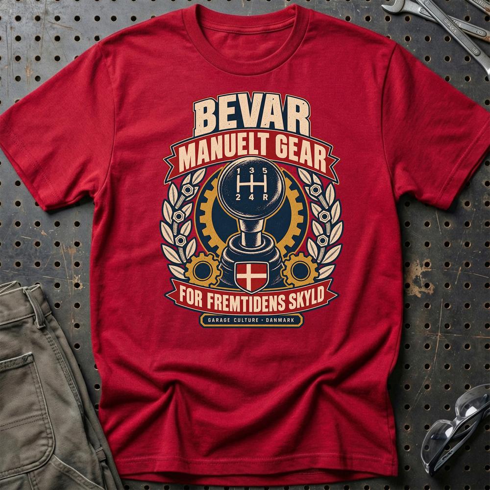
Produktbillede af Bevar Manuelt Gear T-Shirt
