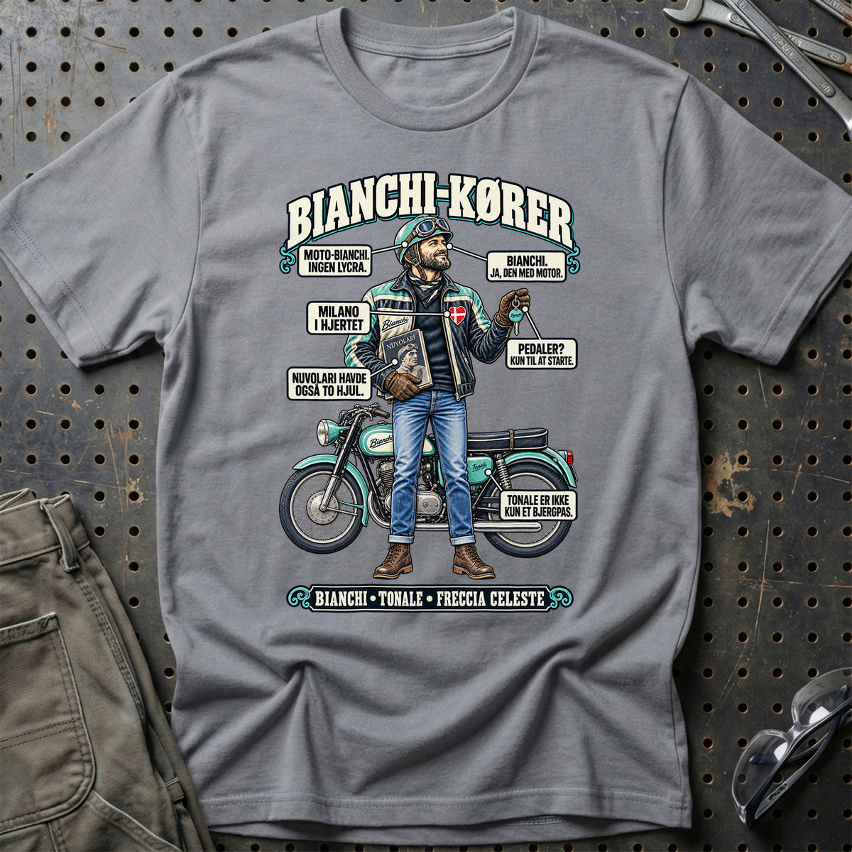
Bianchi-Kører T-Shirt – Grå Sport