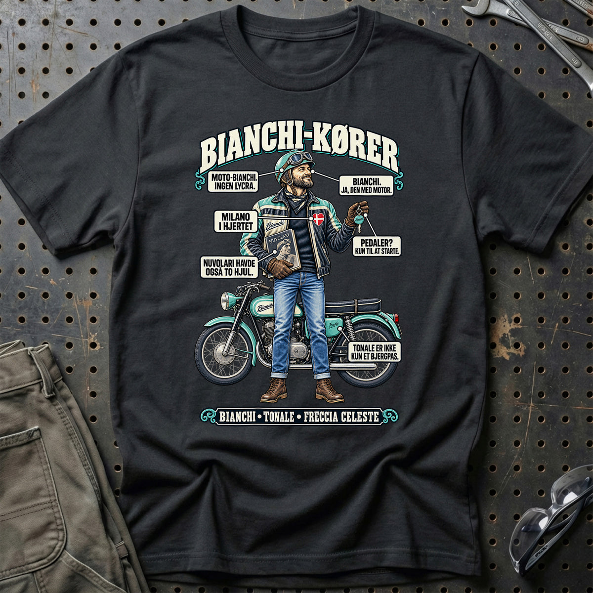 
Bianchi-Kører T-Shirt – Sort