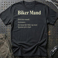 Biker Mand - Motorcykel Livsstil T-Shirt-Beklædning-Garage Culture-Sort-S-Garage Culture Shop- garage - man cave - merchandise