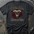 Biker Mor T-Shirt - Hjertet på Vejen | Motorcykel Mor T-Shirt-Beklædning-Garage Culture-Sort-S-Garage Culture Shop- garage - man cave - merchandise