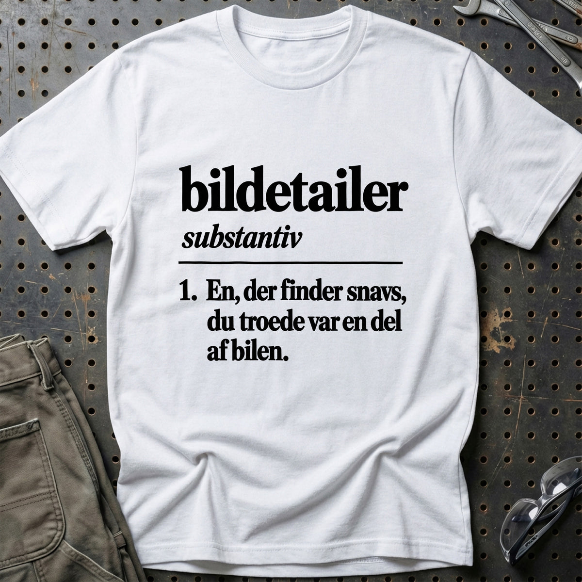 
Bildetailer – Definition T-Shirt – Hvid