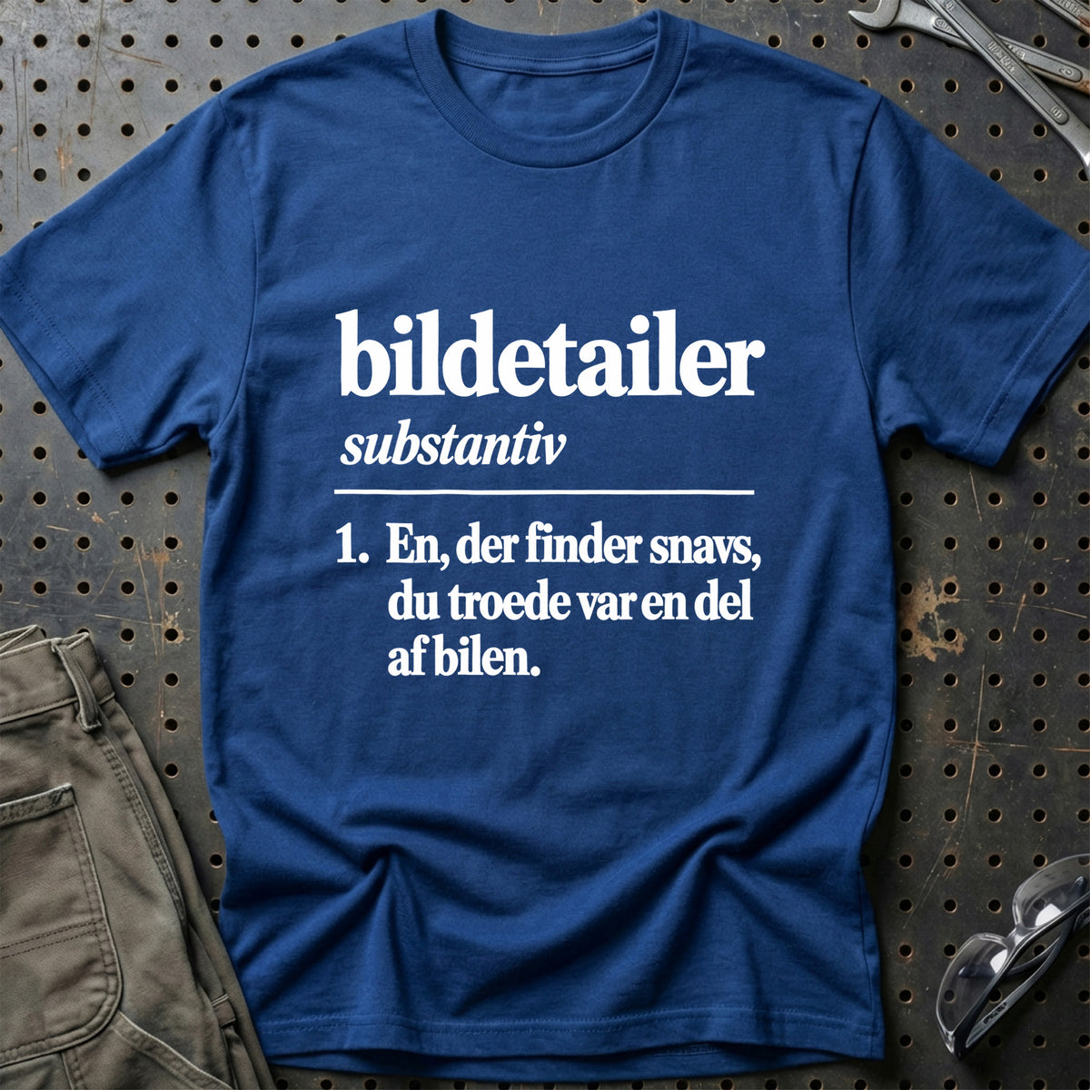 
Bildetailer – Definition T-Shirt – Blå Royal