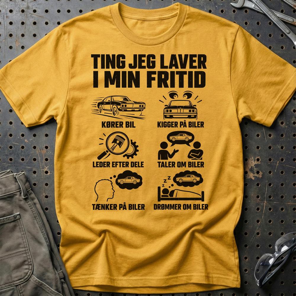 
Produktbillede af Biler I Min Fritid T-Shirt