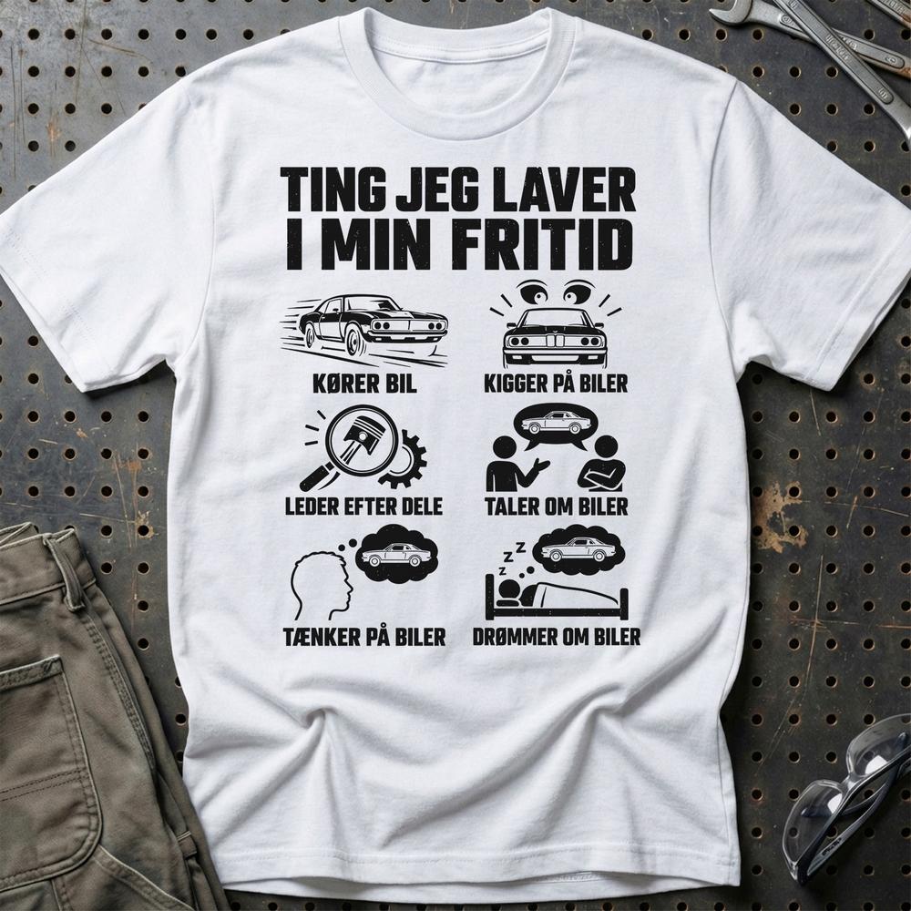 
Produktbillede af Biler I Min Fritid T-Shirt