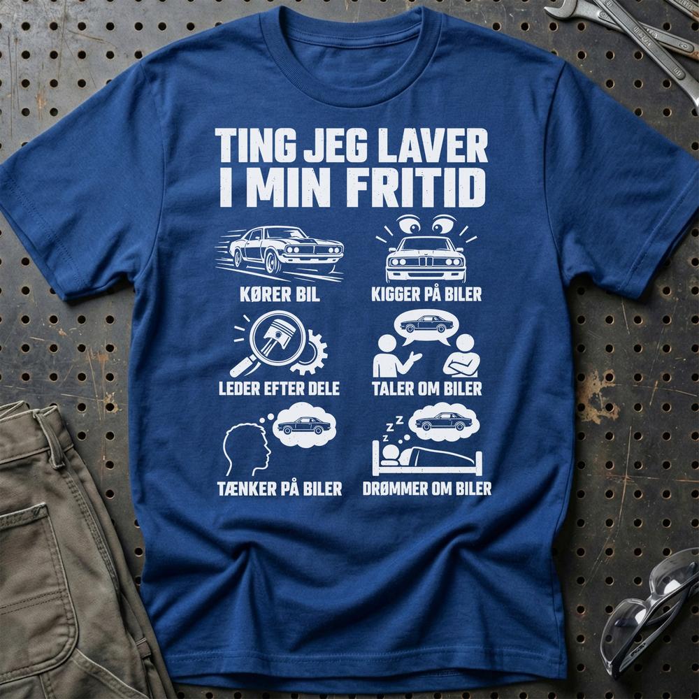 
Produktbillede af Biler I Min Fritid T-Shirt
