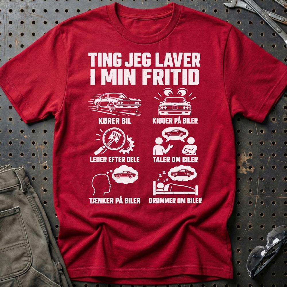 
Produktbillede af Biler I Min Fritid T-Shirt