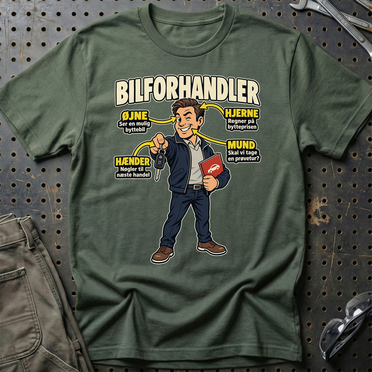 
Produktbillede af Bilforhandler – Anatomi T-Shirt