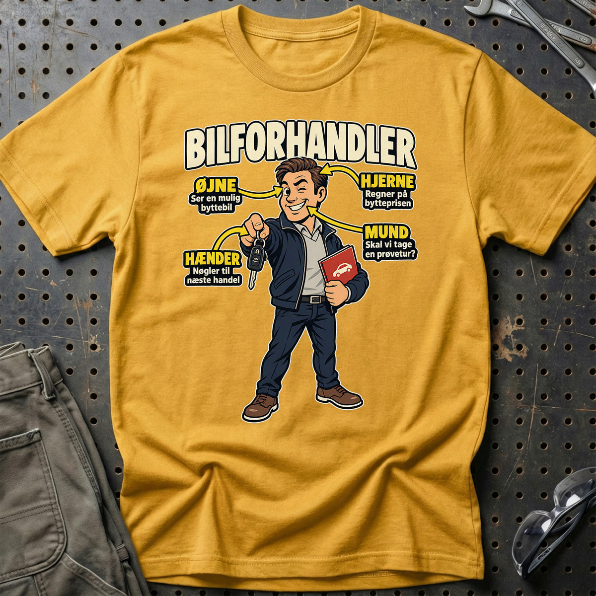 
Produktbillede af Bilforhandler – Anatomi T-Shirt