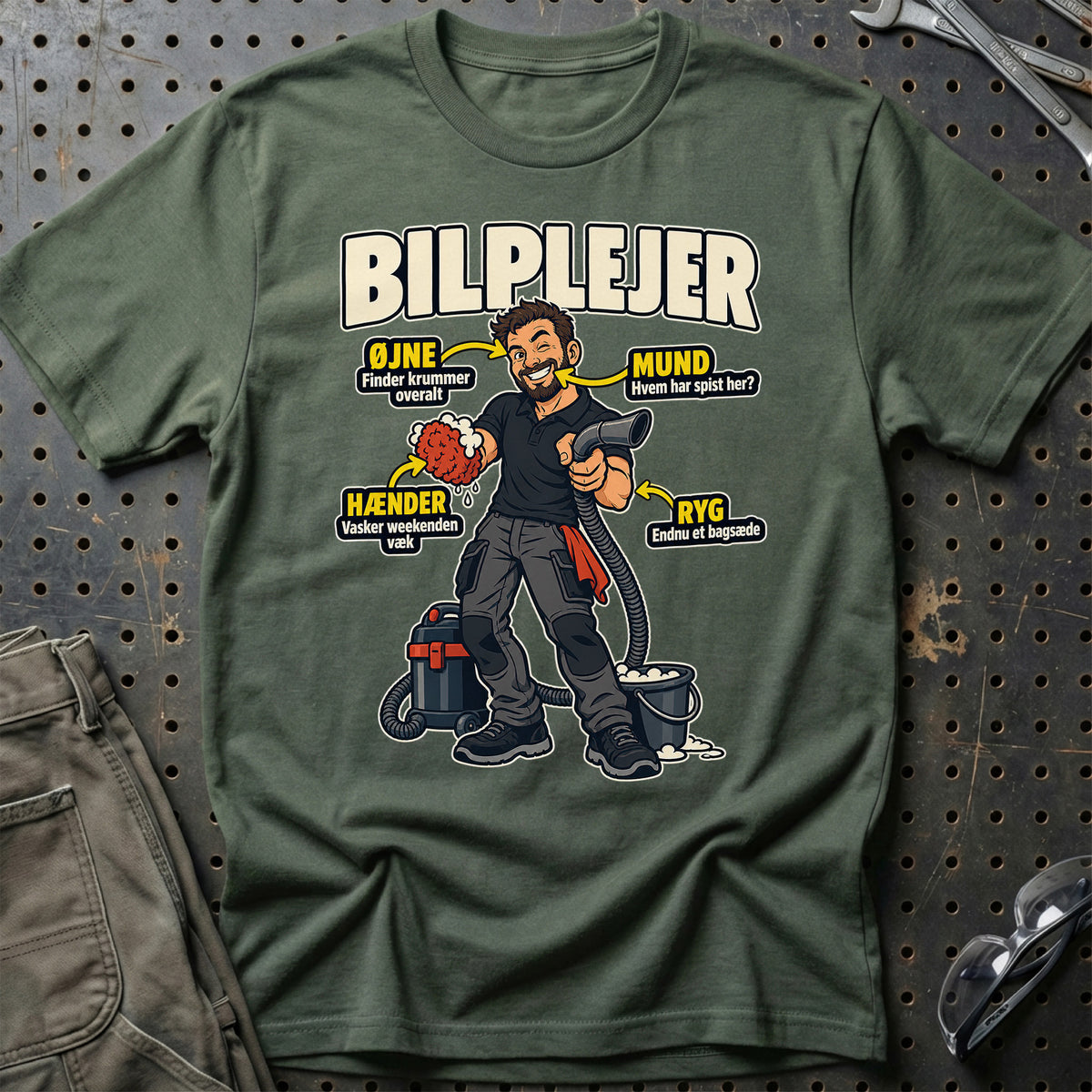 
Produktbillede af Bilplejer – Anatomi T-Shirt