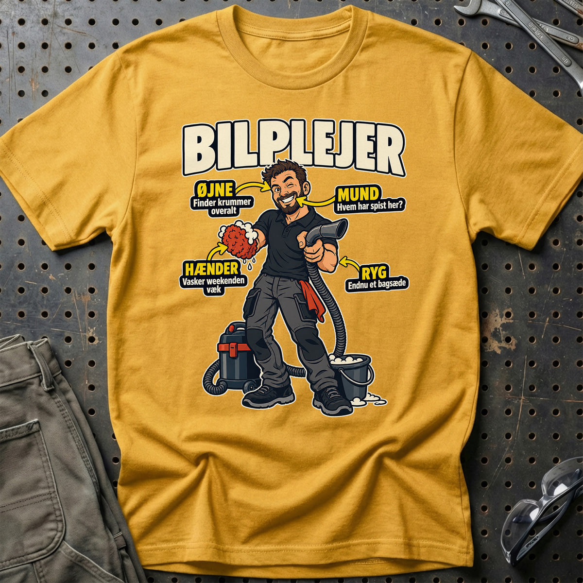 
Produktbillede af Bilplejer – Anatomi T-Shirt