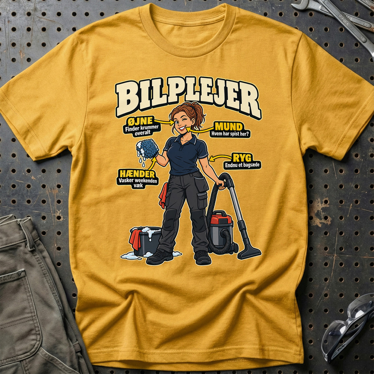 
Produktbillede af Bilplejer – Anatomi T-Shirt