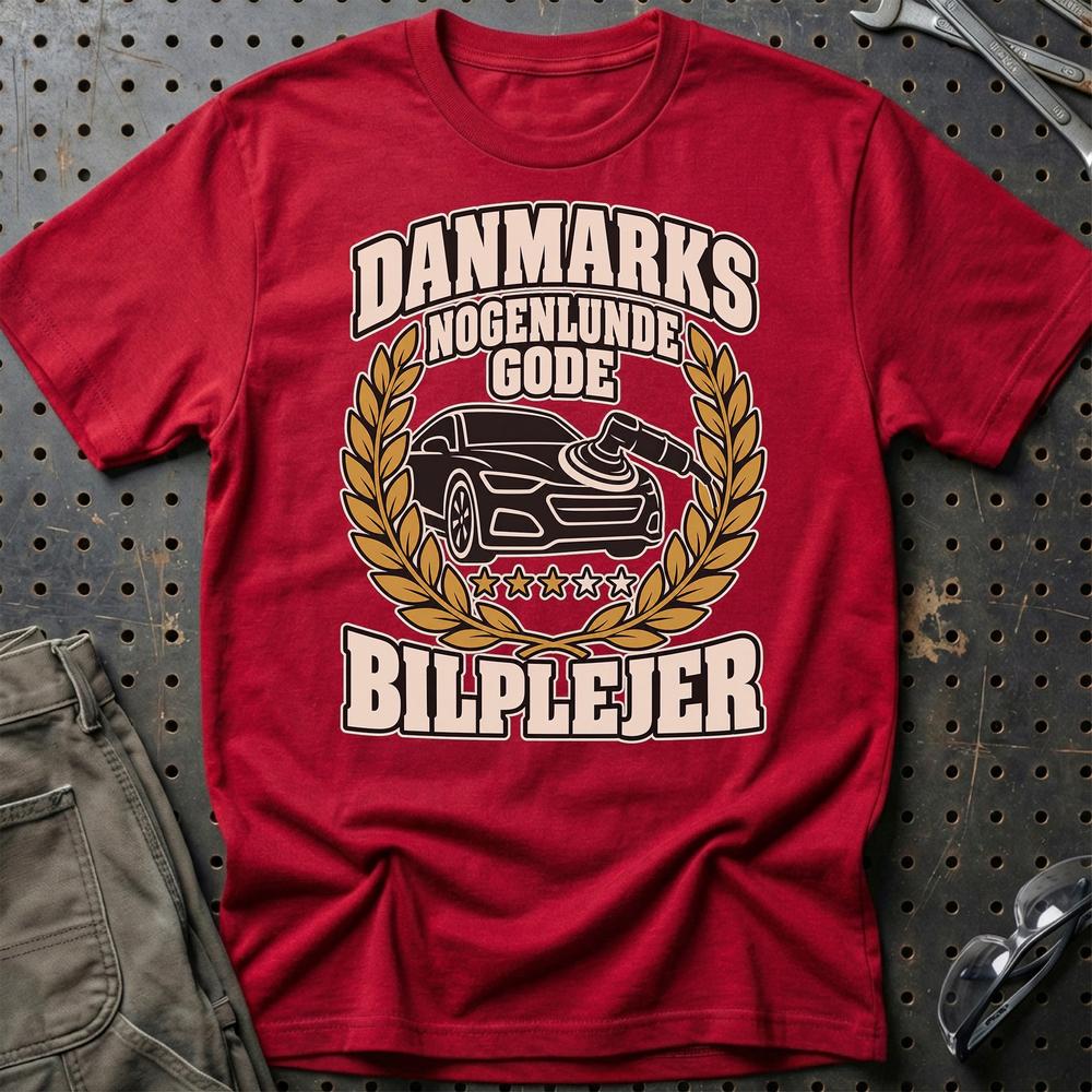 
Produktbillede af Bilplejer – Danmarks Nogenlunde Gode T-Shirt