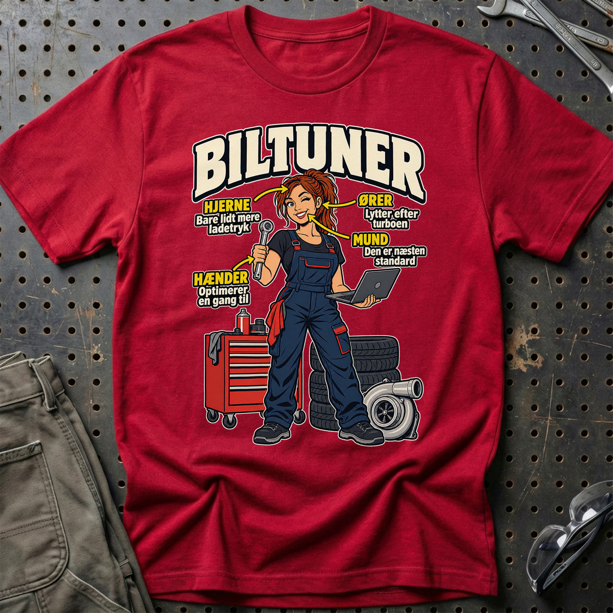 
Produktbillede af Biltuner – Anatomi T-Shirt