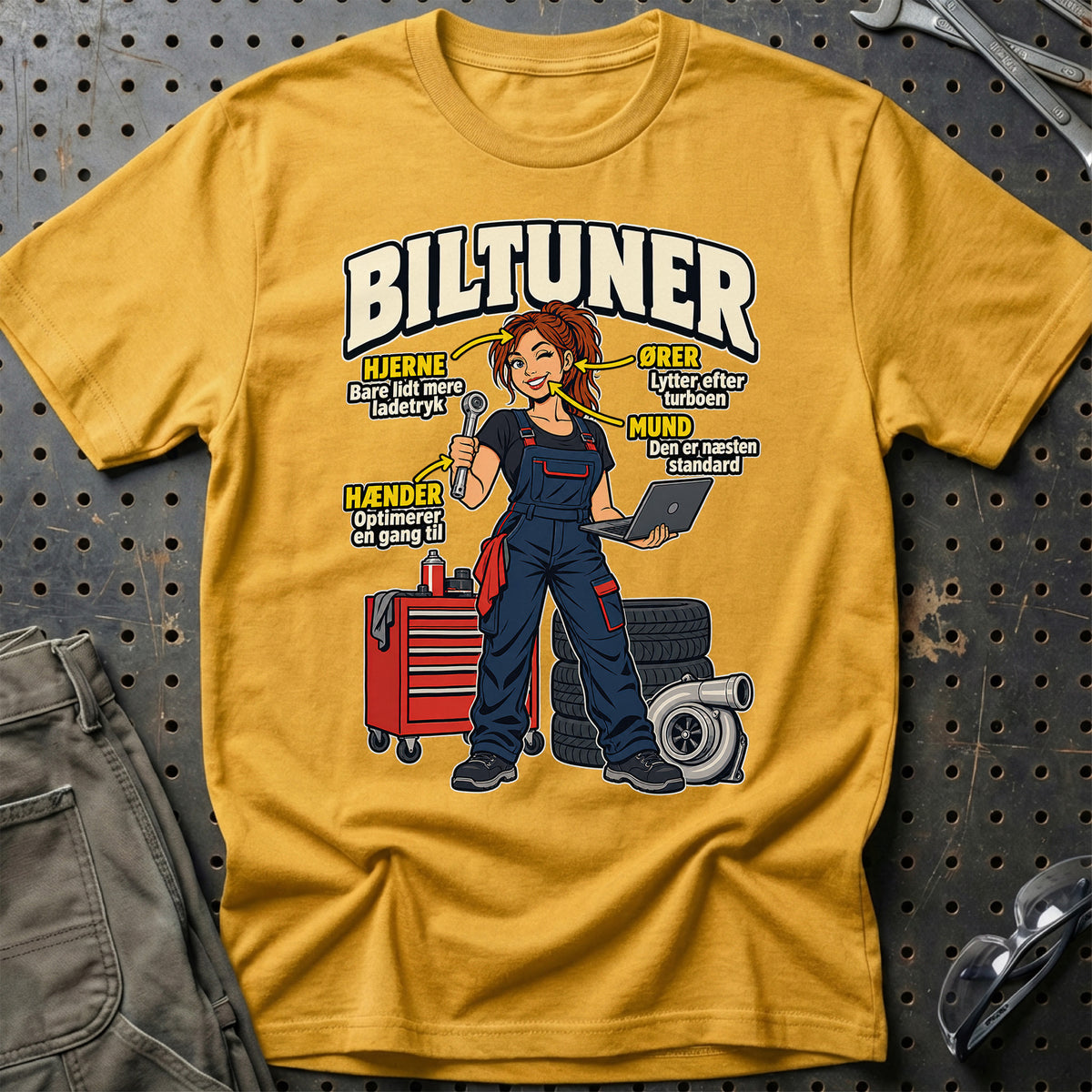
Produktbillede af Biltuner – Anatomi T-Shirt