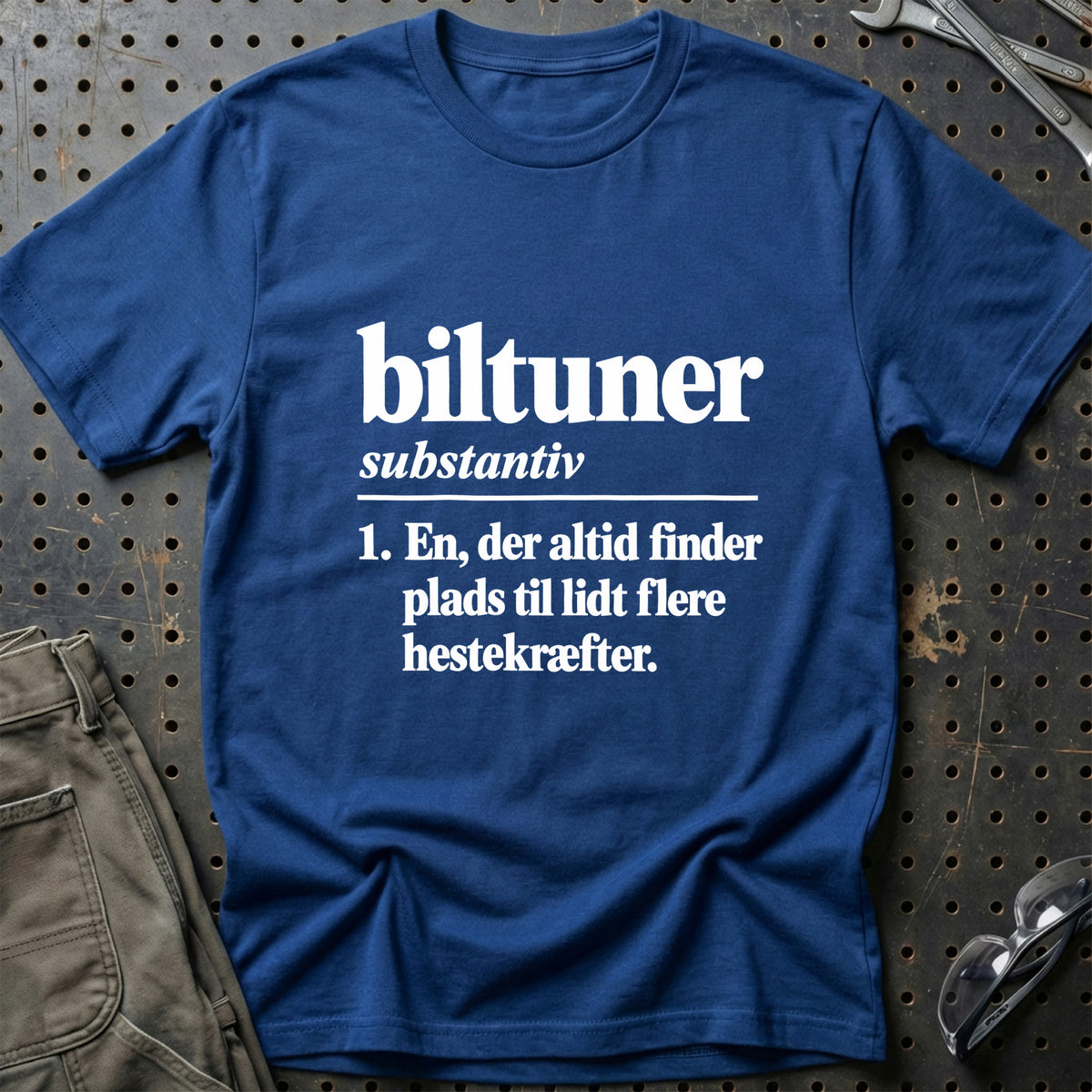 
Biltuner – Definition T-Shirt – Blå Royal