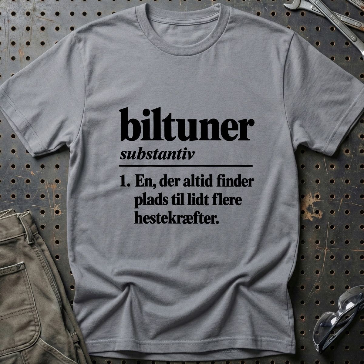 
Biltuner – Definition T-Shirt – Grå Sport