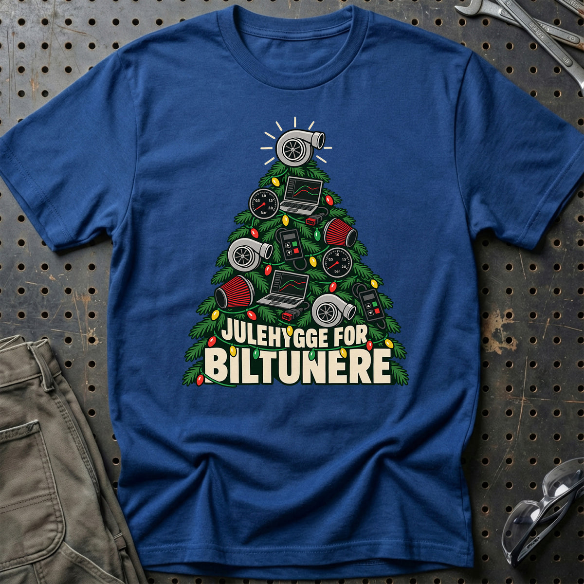 
Biltuner – Julehygge – Unisex T-Shirt – Blå Royal