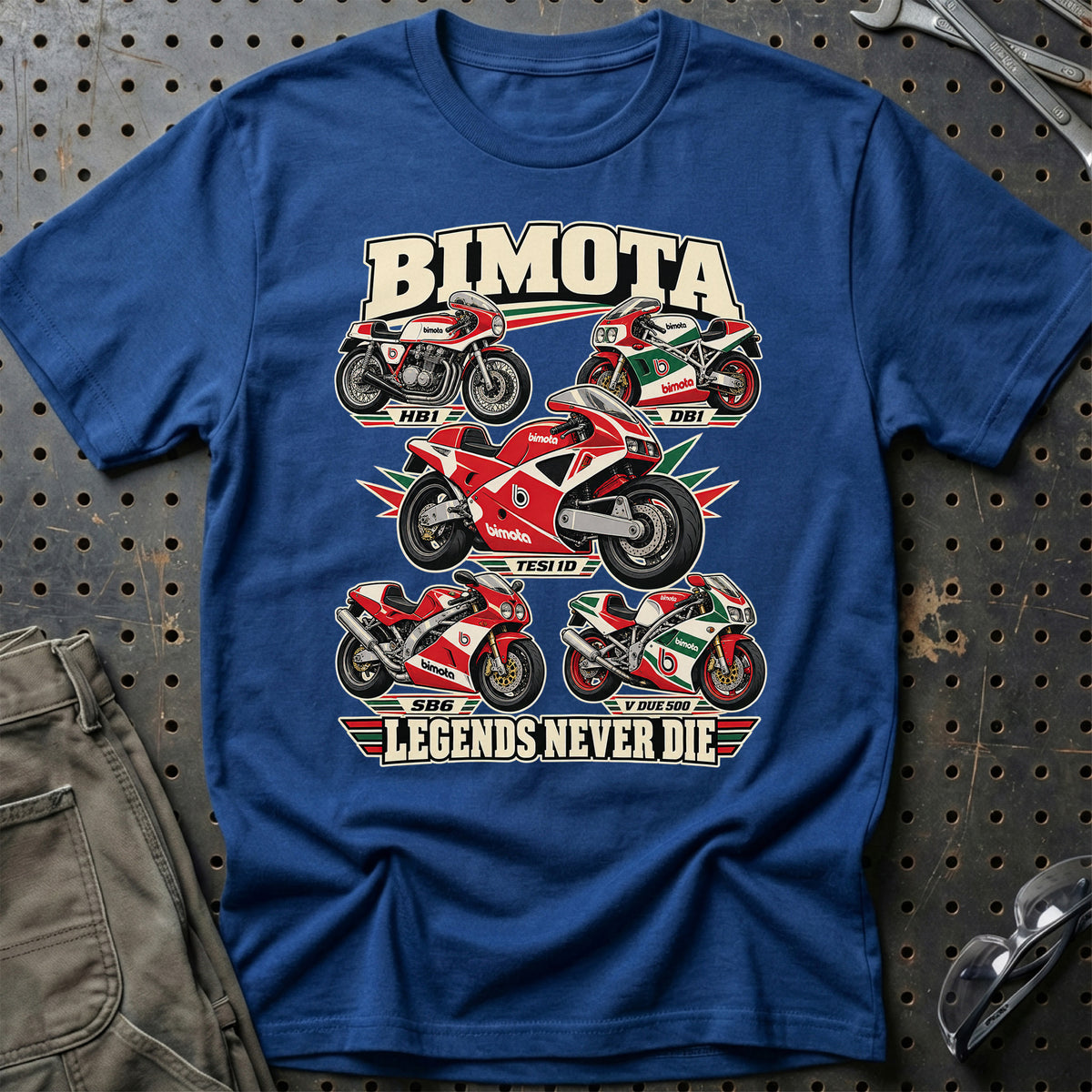 
Produktbillede af Bimota Legends Never Die T-Shirt