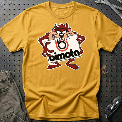 Bimota TAZ Unisex T-Shirt , Bomuld-Beklædning-Bimota-Guld-S-Garage Culture Shop- garage - man cave - merchandise