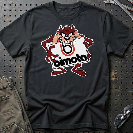 Bimota TAZ Unisex T-Shirt , Bomuld-Beklædning-Bimota-Sort-S-Garage Culture Shop- garage - man cave - merchandise